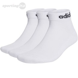 Skarpety adidas Linear Ankle Socks Cushioned Socks 3p białe HT3457 Adidas