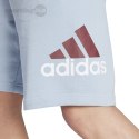 Spodenki męskie adidas Essentials Big Logo French Terry błękitne IJ8563 Adidas