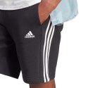 Spodenki męskie adidas Essentials Fleece 3-Stripes czarne IB4026 Adidas