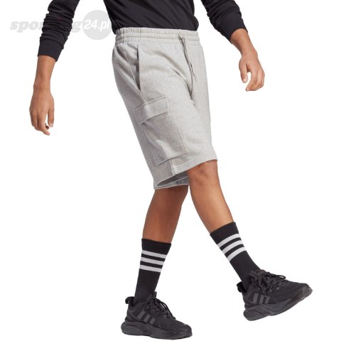 Spodenki męskie adidas Essentials French Terry Cargo szare HA4340 Adidas Spodenki męskie adidas Essentials French Terry Cargo szare HA4340 Adidas
