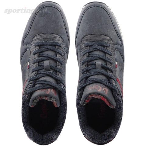Buty męskie Lee Cooper granatowo-czerwone LCJ-21-29-0642M Lee Cooper Buty męskie Lee Cooper granatowo-czerwone LCJ-21-29-0642M Lee Cooper