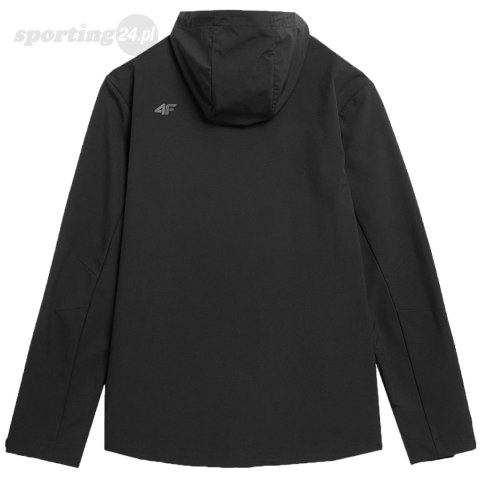 Kurtka męska softshell 4F M043 głęboka czerń 4FSS23TSOFM043 20S 4F Kurtka męska softshell 4F M043 głęboka czerń 4FSS23TSOFM043 20S 4F