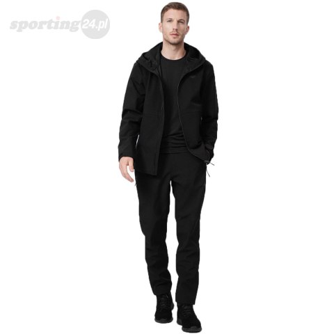 Kurtka męska softshell 4F M043 głęboka czerń 4FSS23TSOFM043 20S 4F Kurtka męska softshell 4F M043 głęboka czerń 4FSS23TSOFM043 20S 4F