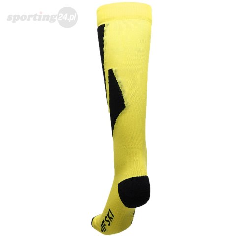 Skarpety narciarskie męskie 4F FNK M109 limonka 4FWAW23UFSOM109 72S 4F Skarpety narciarskie męskie 4F FNK M109 limonka 4FWAW23UFSOM109 72S 4F