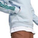 Bluza męska adidas Essentials Fleece 3-Stripes 1/4-Zip błękitna IJ8909 Adidas