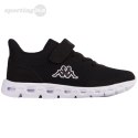 Buty dla dzieci Kappa Getup K czarno-białe 261031K 1110 Kappa Buty dla dzieci Kappa Getup K czarno-białe 261031K 1110 Kappa
