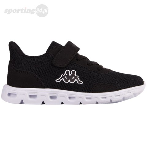 Buty dla dzieci Kappa Getup K czarno-białe 261031K 1110 Kappa Buty dla dzieci Kappa Getup K czarno-białe 261031K 1110 Kappa