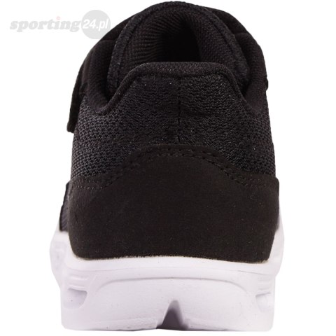 Buty dla dzieci Kappa Getup K czarno-białe 261031K 1110 Kappa Buty dla dzieci Kappa Getup K czarno-białe 261031K 1110 Kappa