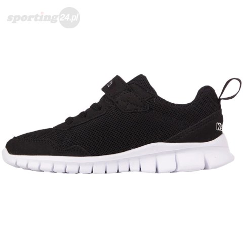 Buty dla dzieci Kappa Valdis K czarno-białe 260982K 1110 Kappa Buty dla dzieci Kappa Valdis K czarno-białe 260982K 1110 Kappa