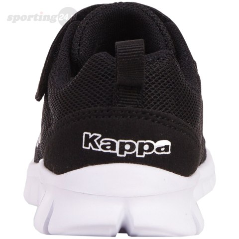 Buty dla dzieci Kappa Valdis K czarno-białe 260982K 1110 Kappa Buty dla dzieci Kappa Valdis K czarno-białe 260982K 1110 Kappa