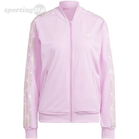 Dres damski adidas Essentials 3-Stripes różowy IJ8787 Adidas Dres damski adidas Essentials 3-Stripes różowy IJ8787 Adidas