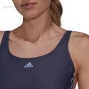 Kostium kąpielowy damski adidas Mid 3-Stripes Swimsuit granatowy HS5317 Adidas