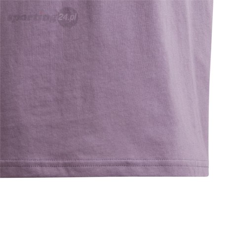 Koszulka dla dzieci adidas Essentials Big Logo Cotton Tee fioletowa IJ7061 Adidas Koszulka dla dzieci adidas Essentials Big Logo Cotton Tee fioletowa IJ7061 Adidas