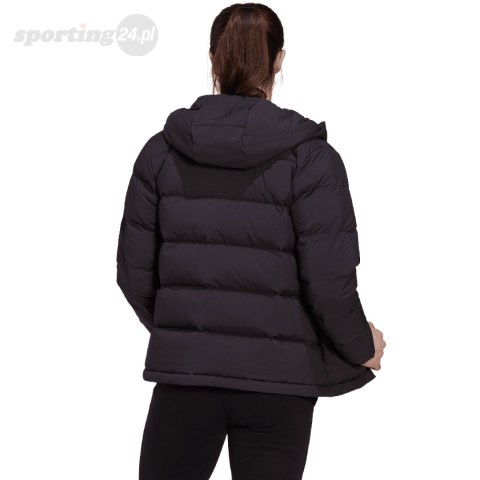 Kurtka damska adidas Helionic Hooded Down czarna HG8747 Adidas Kurtka damska adidas Helionic Hooded Down czarna HG8747 Adidas