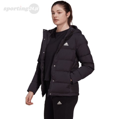 Kurtka damska adidas Helionic Hooded Down czarna HG8747 Adidas Kurtka damska adidas Helionic Hooded Down czarna HG8747 Adidas