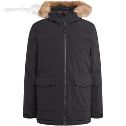 Kurtka męska adidas Parka Hooded Fur czarna IK0553 Adidas