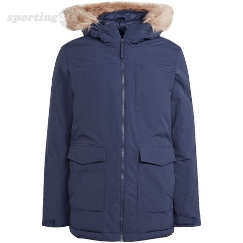 Kurtka męska adidas Parka Hooded Fur granatowa IK0552 Adidas Kurtka męska adidas Parka Hooded Fur granatowa IK0552 Adidas