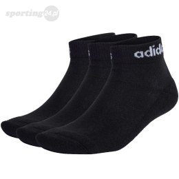 Skarpety adidas Linear Ankle Socks Cushioned Socks 3P czarne IC1303 Adidas