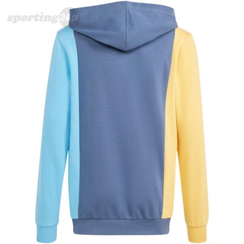 Bluza dla dzieci adidas CB FT HD niebiesko-żółta IS2689 Adidas Bluza dla dzieci adidas CB FT HD niebiesko-żółta IS2689 Adidas