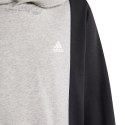 Bluza dla dzieci adidas CB FT HD szaro-biało-czarna IP0386 Adidas