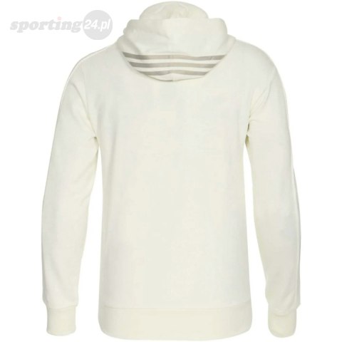 Bluza męska adidas Essentials French Terry 3-Stripes Full-Zip Hoodie ecru IS1373 Adidas Bluza męska adidas Essentials French Terry 3-Stripes Full-Zip Hoodie ecru IS1373 Adidas