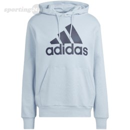 Bluza męska adidas Essentials French Terry Big Logo Hoodie błękitna IS1352 Adidas