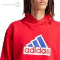 Bluza męska adidas FI BOS HD OLY czerwona IS8338 Adidas