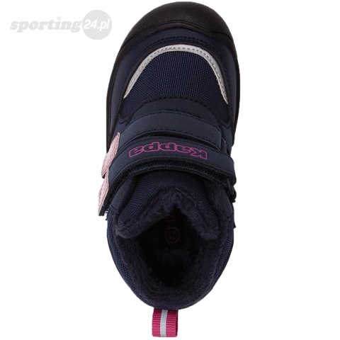 Buty dla dzieci Kappa Flake Tex granatowo-różowe 280021M 6722 Kappa Buty dla dzieci Kappa Flake Tex granatowo-różowe 280021M 6722 Kappa