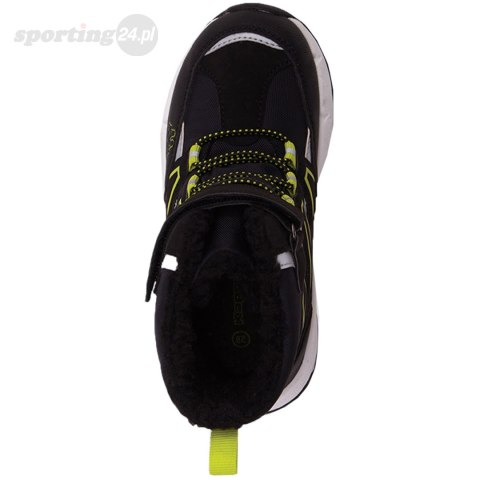 Buty dla dzieci Kappa Floki Tex czarno-limonkowe 260975K 1133 Kappa Buty dla dzieci Kappa Floki Tex czarno-limonkowe 260975K 1133 Kappa