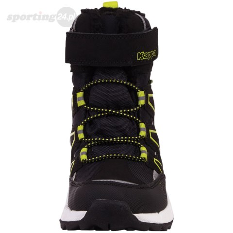 Buty dla dzieci Kappa Floki Tex czarno-limonkowe 260975K 1133 Kappa Buty dla dzieci Kappa Floki Tex czarno-limonkowe 260975K 1133 Kappa