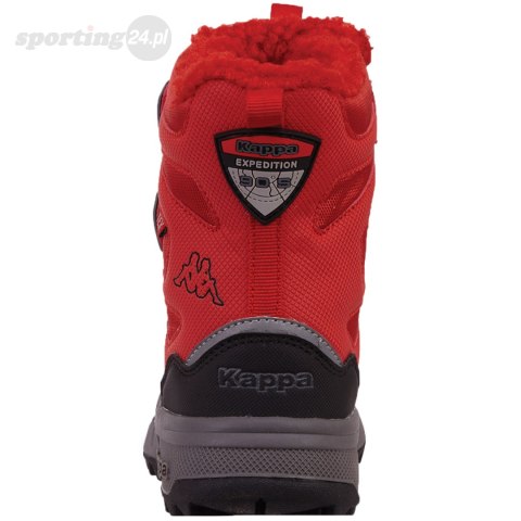 Buty dla dzieci Kappa Vipos Tex czerwono-czarne 260902K 2011 Kappa Buty dla dzieci Kappa Vipos Tex czerwono-czarne 260902K 2011 Kappa