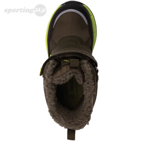 Buty dla dzieci Kappa Vipos Tex zielono-czarne 260902K 3133 Kappa Buty dla dzieci Kappa Vipos Tex zielono-czarne 260902K 3133 Kappa