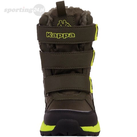 Buty dla dzieci Kappa Vipos Tex zielono-czarne 260902K 3133 Kappa Buty dla dzieci Kappa Vipos Tex zielono-czarne 260902K 3133 Kappa