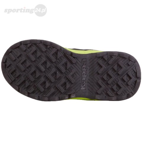 Buty dla dzieci Kappa Vipos Tex zielono-czarne 260902K 3133 Kappa Buty dla dzieci Kappa Vipos Tex zielono-czarne 260902K 3133 Kappa