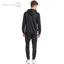 Dres męski adidas Terry Hooded Tracksuit czarny IP1610 Adidas