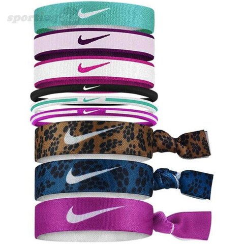Gumki do włosów Nike Mixed 9 szt. N0003537959OS Nike Gumki do włosów Nike Mixed 9 szt. N0003537959OS Nike