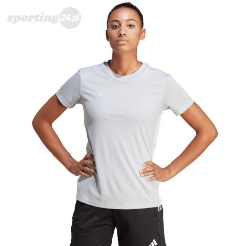 Koszulka damska adidas Tabela 23 Jersey szara IA9151 Adidas teamwear Koszulka damska adidas Tabela 23 Jersey szara IA9151 Adidas teamwear