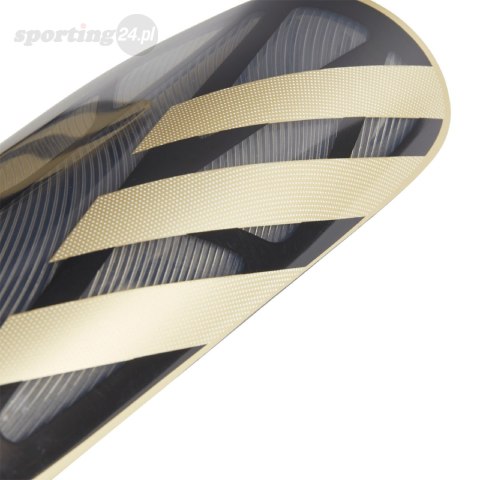 Ochraniacze piłkarskie adidas Tiro League czarno-złote IP4000 Adidas Ochraniacze piłkarskie adidas Tiro League czarno-złote IP4000 Adidas