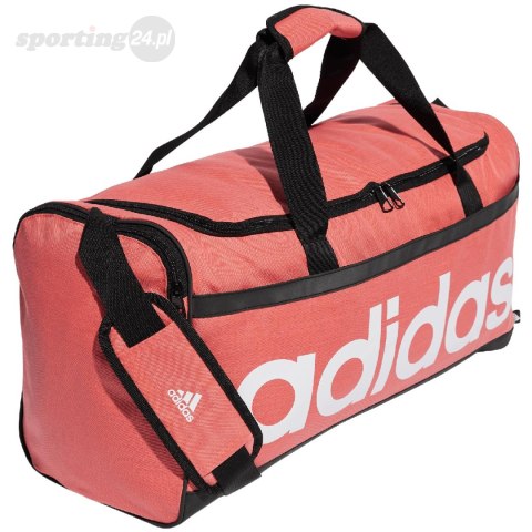 Torba adidas Essentials Linear Duffel Bag Medium koralowa IR9834 Adidas Torba adidas Essentials Linear Duffel Bag Medium koralowa IR9834 Adidas