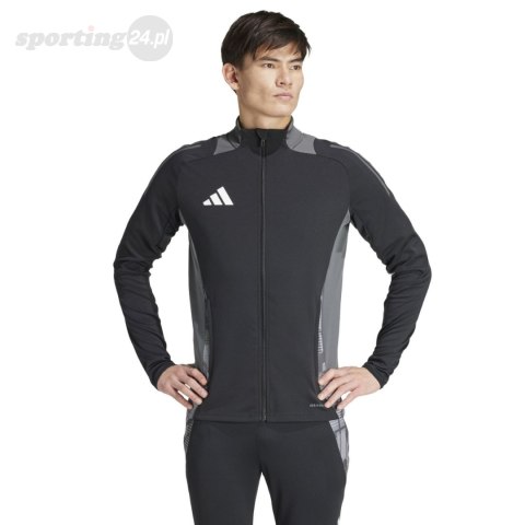 Bluza męska adidas Tiro 24 Competition czarno-szara IP1870 Adidas teamwear Bluza męska adidas Tiro 24 Competition czarno-szara IP1870 Adidas teamwear
