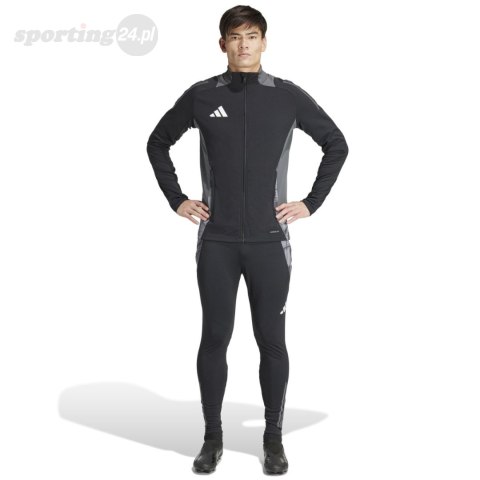 Bluza męska adidas Tiro 24 Competition czarno-szara IP1870 Adidas teamwear Bluza męska adidas Tiro 24 Competition czarno-szara IP1870 Adidas teamwear