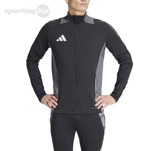 Bluza męska adidas Tiro 24 Competition czarno-szara IP1870 Adidas teamwear Bluza męska adidas Tiro 24 Competition czarno-szara IP1870 Adidas teamwear