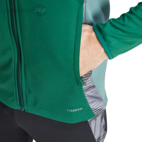 Bluza męska adidas Tiro 24 Competition zielona IR5493 Adidas teamwear Bluza męska adidas Tiro 24 Competition zielona IR5493 Adidas teamwear