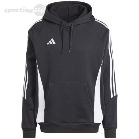 Bluza męska adidas Tiro 24 Sweat Hooded czarna IJ7673 Adidas teamwear Bluza męska adidas Tiro 24 Sweat Hooded czarna IJ7673 Adidas teamwear