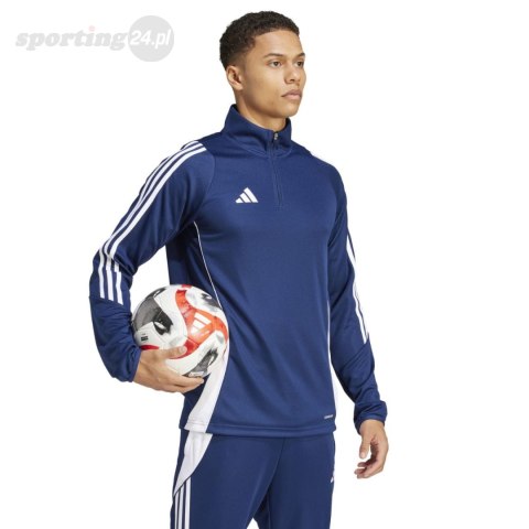 Bluza męska adidas Tiro 24 Training Top granatowa IS1044 Adidas teamwear Bluza męska adidas Tiro 24 Training Top granatowa IS1044 Adidas teamwear