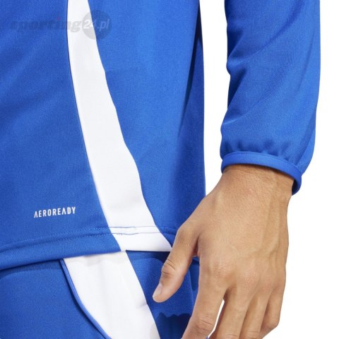 Bluza męska adidas Tiro 24 Training Top niebiesko-biała IS1042 Adidas teamwear Bluza męska adidas Tiro 24 Training Top niebiesko-biała IS1042 Adidas teamwear