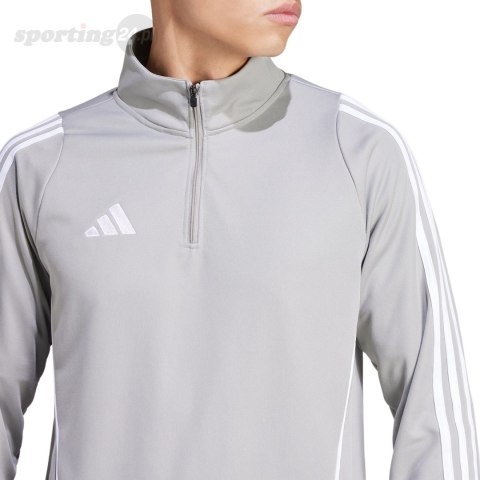 Bluza męska adidas Tiro 24 Training Top szaro-biała IS1041 Adidas teamwear Bluza męska adidas Tiro 24 Training Top szaro-biała IS1041 Adidas teamwear