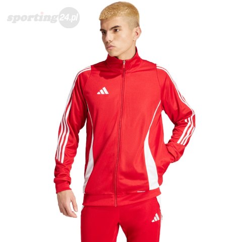 Bluza męska adidas Tiro 24 Training czerwona IR7499 Adidas teamwear Bluza męska adidas Tiro 24 Training czerwona IR7499 Adidas teamwear