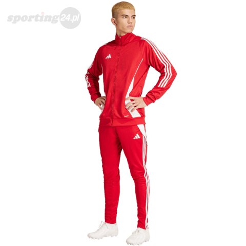 Bluza męska adidas Tiro 24 Training czerwona IR7499 Adidas teamwear Bluza męska adidas Tiro 24 Training czerwona IR7499 Adidas teamwear