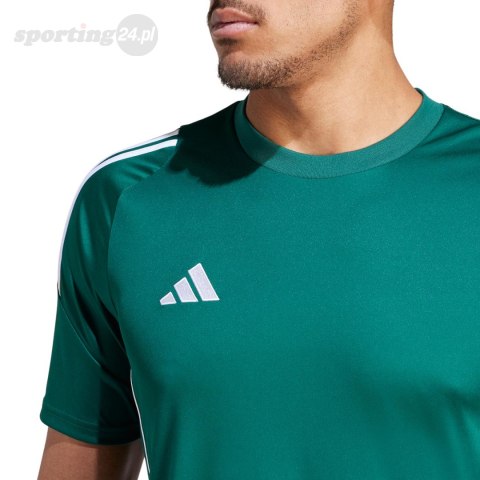 Koszulka męska adidas Tiro 24 Jersey zielona IS1017 Adidas teamwear Koszulka męska adidas Tiro 24 Jersey zielona IS1017 Adidas teamwear